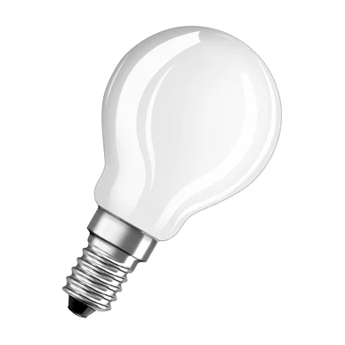 OSRAM Ampoule LED retrofit sph&eacute;rique 3W d&eacute;polie Lumi&egrave;re blanc chaud 