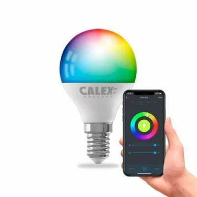CALEX Ampoule Led Smart Mulicolor - Sph&egrave;re - 4,9w E14  - L'unit&eacute;