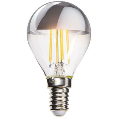 XANLITE Ampoule led spherique P45 sylver top culot E14 3.8W 2600K