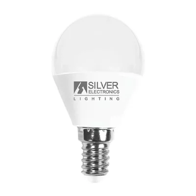 SILVER ELECTRONICS Ampoule LED Sph&eacute;rique  E14 7W Lumi&egrave;re chaude