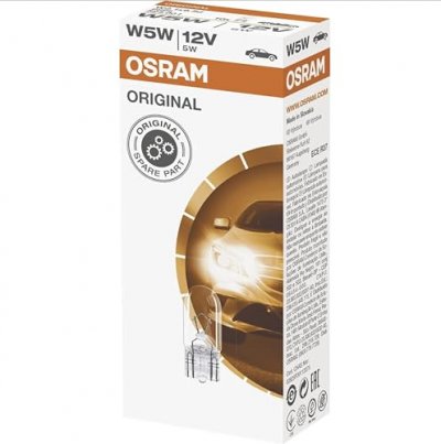 OSRAM Ampoule  W5W Original Line 12V/5W culot W2.1x9.5d 10 pcs