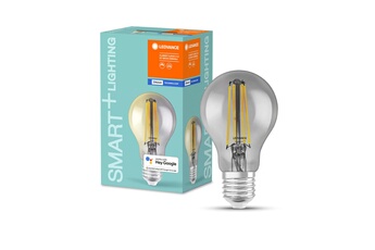 LEDVANCE Ampoule standard LED Smart+ B22 EQ60W finition fum&eacute;e 