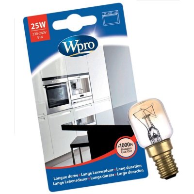 WPRO Ampoule T25 / E14 / 25W Four cuisini&egrave;re (484000008842 WHIRLPOOL IGNIS)