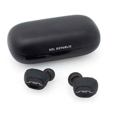 SOL REPUBLIC Amps Air 2.0 - Ecouteurs sans fil avec micro - intra-auriculaire - Bluetooth - noir