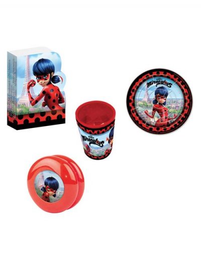 LADYBUG Amscan 24 jouets Miraculous  Id&eacute;al garnir pinata cadeaux anniversaire enfant