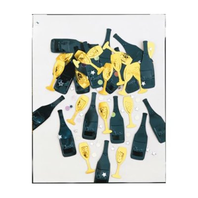 AMSCAN  confetti champagne noir/or 14 grammes
