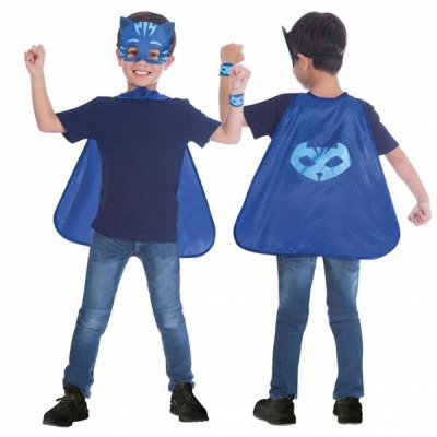 AMSCAN  costume PJ Masks gar&ccedil;ons bleu 4-8 ans 3-pi&egrave;ces
