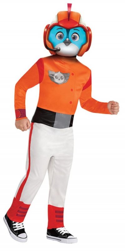 AMSCAN  costume Top Wing Swiftorange/blanc 3-4 ans 3-pi&egrave;ces