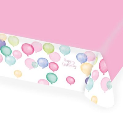 AMSCAN  nappe Happy Birthday 115 x 175 cm pastel sur papier