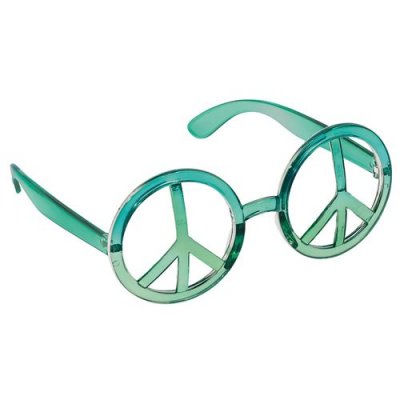 AMSCAN  verres de f&ecirc;te vert paix unisexe