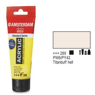 AMSTERDAM  Acrylique  120 Ml - Buff Titane Clair