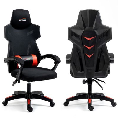 AMSTRAD  Ams-209 Fauteuil / Chaise Bureau Ou Gamer - Tissu En Maille Respirante