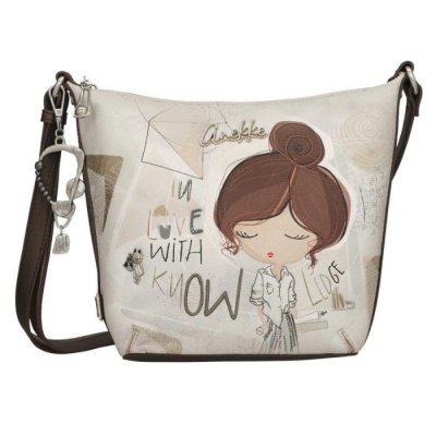 ANEKKE  - Sac bandouli&egrave;re femme ""Sophia"" - 21 x 27 x 8 cm - Multicolore