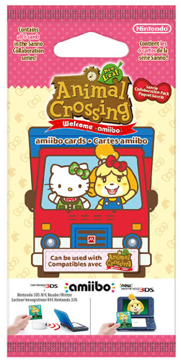 NINTENDO Animal Crossing : New Leaf - Welcome Pack Sanrio - Paquet de 6 Cartes