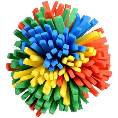 ANIMALLPARADISE  - 1 Balle Hoepsy pompon, &oslash; 4.2 cm, jouet pour chat. Multicolor