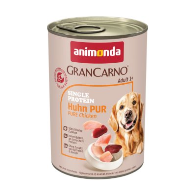 ANIMONDA GRANCARNO Animonda 400 g x 6 poulet pur Gran Carno SinglePr