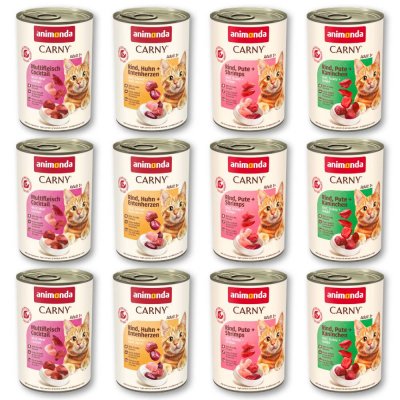 ANIMONDA CARNY  83814 Nourriture Humide Pour Chats 400 G