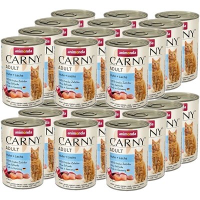 ANIMONDA CARNY  Adult Chicken With Salmon 400g Wet Cat Food Clair 400g
