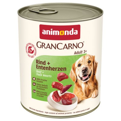 ANIMONDA GRANCARNO  Adult Rind & Entenherzen 6 x 800g