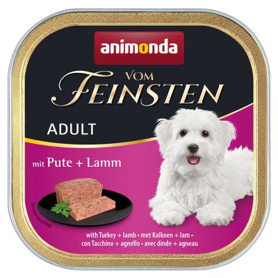 ANIMONDA VOM FEINSTEN  Adult sans c&eacute;r&eacute;ales 6 x 150 g - dinde, agneau