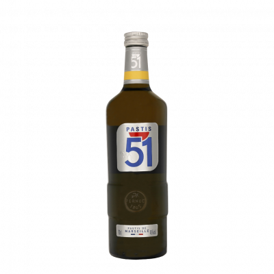 PASTIS Anis&eacute;  De Marseille  51 - La Bouteille De 70cl