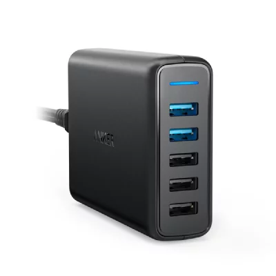 ANKER  powerport speed 5 2x quick charge 3.0 -noir