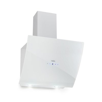 KLARSTEIN Annabelle 60 Hotte aspirante en verre 595 m&sup3;/h panneau tactile blanc