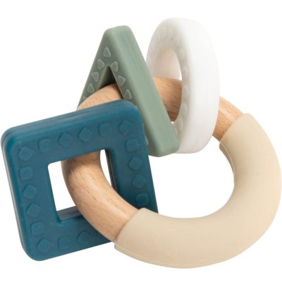 AMADEUS LES PETITS Anneau de dentition bleu et vert - Amadeus - Bleu - Silicone