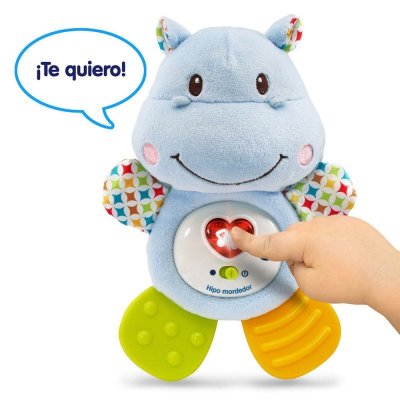 VTECH Anneau de dentition pour b&eacute;b&eacute;  hippopotame