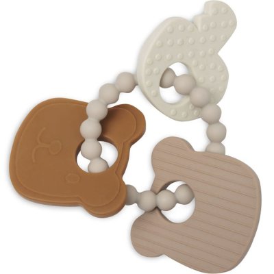 JOLLEIN Anneau de dentition Silicone 15x11x1cm Teddy Bear - 