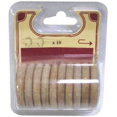Anneau - lot de 10 - brut - d: 42 mm - pour tringle d: 20 mm - Mobois