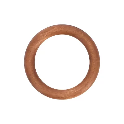 Anneau - Lot de 10 - merisier - D: 70 mm - pour tringle D: 35 mm