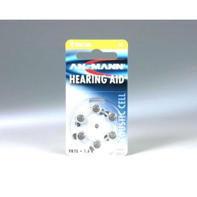ANSMANN  - Batterie 6 x PR70 - Zinc Air 