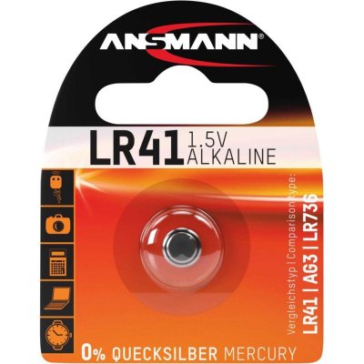 ANSMANN  - Batterie LR41 - Alcaline 