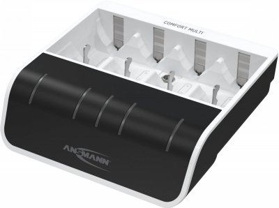 ANSMANN  Chargeur Express Comfort Multi, blanc/noir 