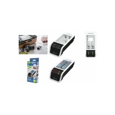 ANSMANN  Chargeur rapide Comfort Mini, blanc/noir