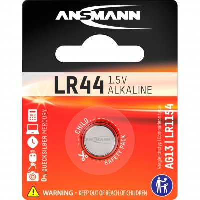 ANSMANN  - LR 44 - 1,5 V Pile de bouton Alcaline 