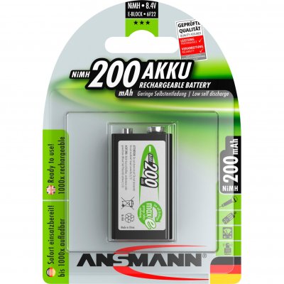 ANSMANN  maxE 200mAh NiMh, Batterie