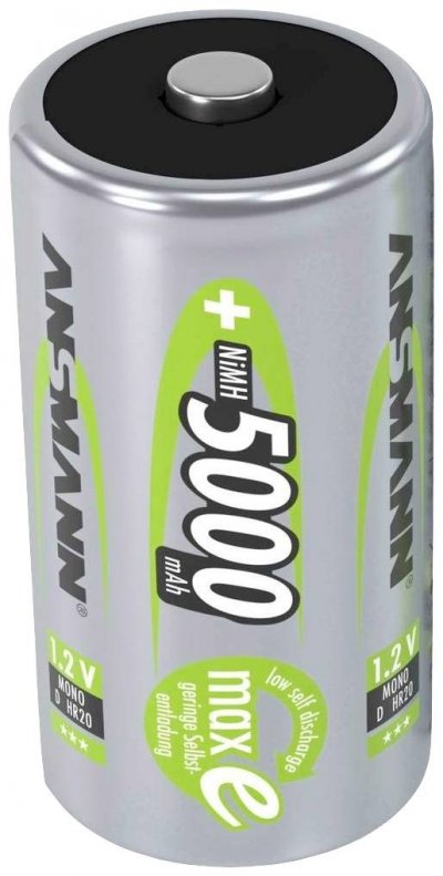 ANSMANN  maxE HR20 Pile rechargeable LR20 (D) NiMH 5000 mAh 1.2 V