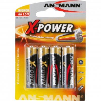 ANSMANN  Mignon batterie - 4 x type AA - Alcaline