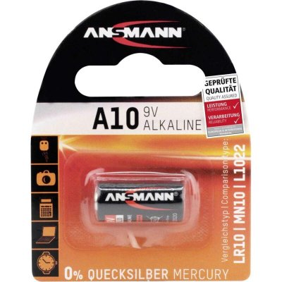 ANSMANN  Pile alcaline A10, 9 Volt, blister de 1 