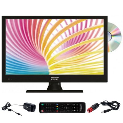 ANTARION  TV LED 16"" 40cm T&eacute;l&eacute;vision HD TNT Camping 12V DVD int&eacute;gr&eacute;