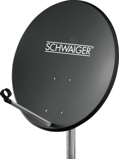 SCHWAIGER Antenne Sat 60 cm  SPI550.1 R&eacute;flecteur: Acier Anthracite