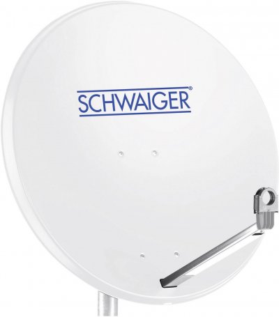 SCHWAIGER Antenne SAT 75 cm  SPI998.0 R&eacute;flecteur: aluminium gris clair