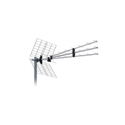 ME Antenne TV TNT Ext&eacute;rieure - HD4K - Trinappe - 135 dBi - Filtre Passif 4G LTE - 43 &eacute;l&eacute;nts