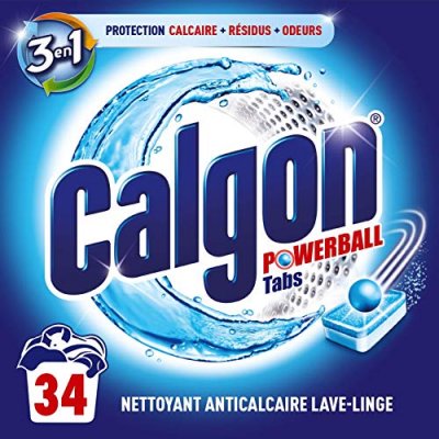 CALGON Anti-calcaire En Tablettes 3 En 1  - Les 17 Tablettes - 221 G