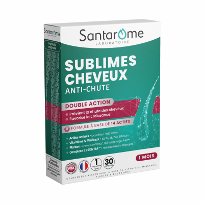 SANTAROME Anti-Chute 30 Comprim&eacute;s Sublimes Cheveux 