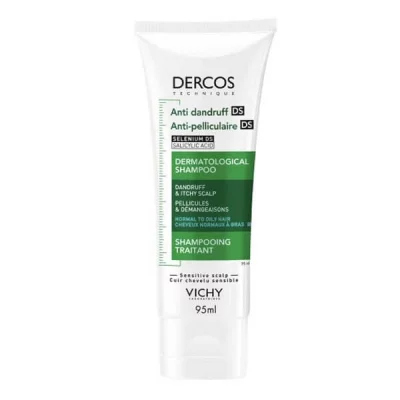 VICHY Anti-pelliculaire  Shampoing antipelliculaire DERCOS pour cheveux gras 95 ml