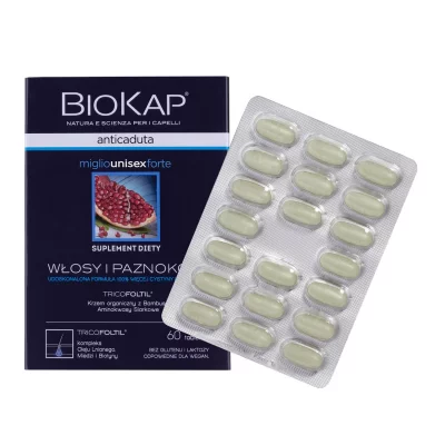 BIOKAP Antichute des cheveux pour homme 60 comprim&eacute;s 