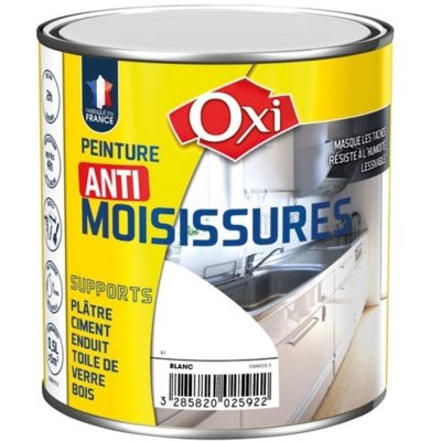 MANUTAN Antimoisissure Avec Finition Blanc De Demi Litres